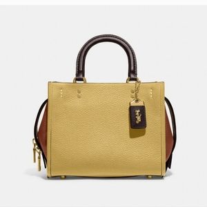 NWT Coach Rogue 25 in Hay with Colorblock